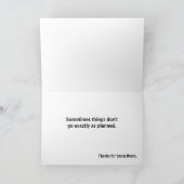 パリ・イン・ザ・サンド サンキューカード (内部)