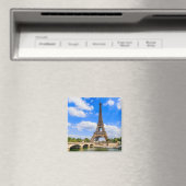 パリ、エッフェルタワーとセーヌ川、フランス。 マグネット (インサイチュ (食洗機))