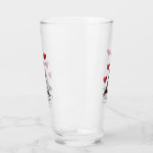 パリ、エッフェルタワーと赤いハートバルーン タンブラーグラス (左)