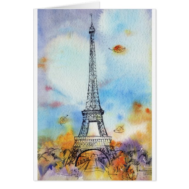 パリ。エッフェルタワー。 (正面)