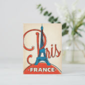 パリ – エッフェルタワー ポストカード (スタンド正面)