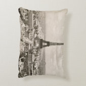 パリ: エッフェル塔1900年 アクセントクッション (裏面(縦))