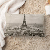 パリ: エッフェル塔1900年 ランバークッション (ブランケット)