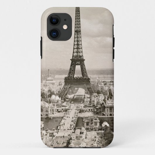 パリ: エッフェル塔1900年 Case-Mate iPhoneケース (裏面)