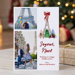 パリ エッフェル塔 クリスマス ホリデー 写真