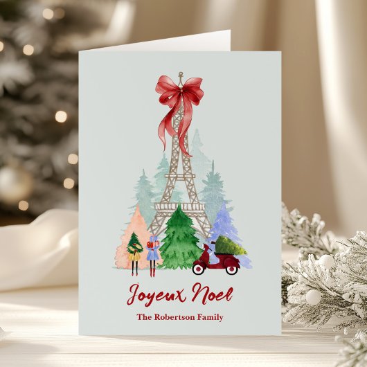 パリ エッフェル塔 クリスマス ホリデー 写真 カスタム