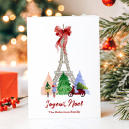 パリ エッフェル塔 クリスマス ホリデー 写真 カスタム