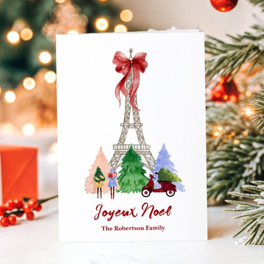 パリ エッフェル塔 クリスマス ホリデー 写真 カスタム