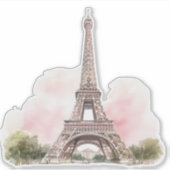 パリ エッフェル塔 ステッカー シール (正面)