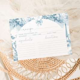 パリ エッフェル塔 ダスティーブルー ブライダルシャワー レシピ