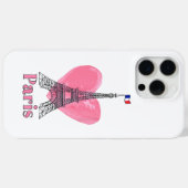 パリ エッフェル塔 フランス ギフト に恋して Case-Mate iPhoneケース (裏面 (横))