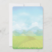 パリ エッフェル塔 フランス テーマパーティー 招待状 (裏面)