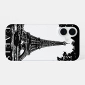 パリ エッフェル塔 iPhone 16ケース (裏面横)