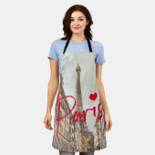 パリ エプロン (着用した状態)