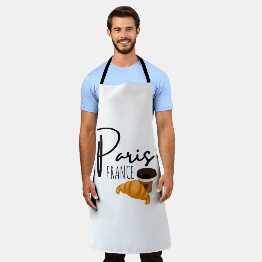 パリ エプロン (着用した状態)