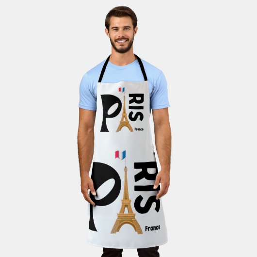 パリ エプロン (着用した状態)