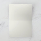 パリ カフェ 折りたたみ グリーティング カード、感謝カード サンキューカード (内部)