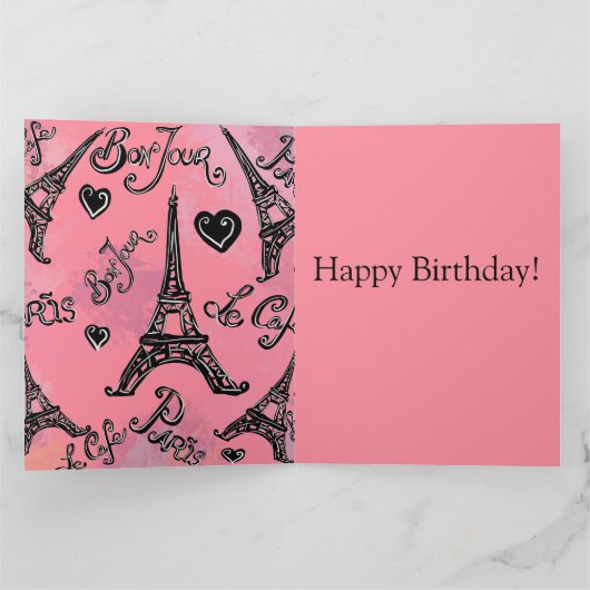 パリ カード (内部)