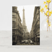 パリ カード (黄色い花)