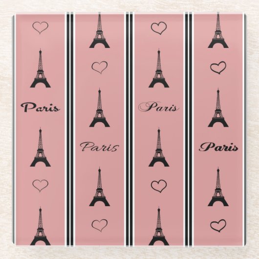 パリ ガラスコースター (正面)