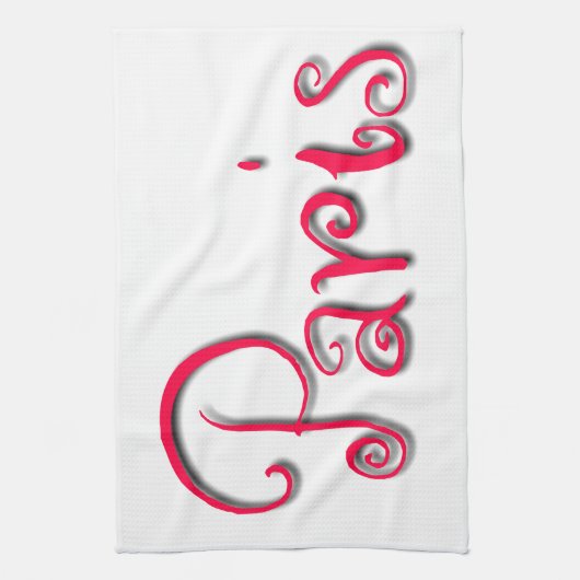 パリ キッチンタオル (縦)