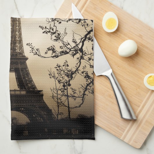 パリ キッチンタオル (四つ折り)