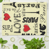 パリ キッチンタオル (折り畳み)