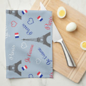 パリ キッチンタオル (四つ折り)