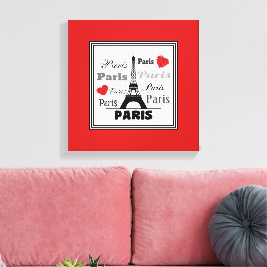 パリ キャンバスプリント (インサイチュ (リビング))