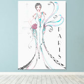 パリ キャンバスプリント (インサイチュ (ウッドフロア))