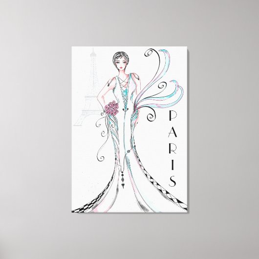 パリ キャンバスプリント (正面)