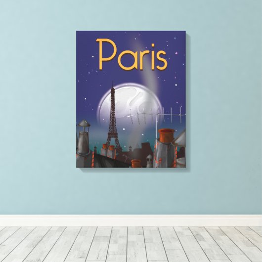 パリ キャンバスプリント (インサイチュ (ウッドフロア))