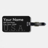 パリ(クラウン付きエッフェルタワーラゲッジタグ) ラゲッジタグ (裏面横)