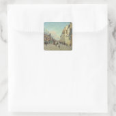 パリ、クワイデベルシー、雪効果、c.1873-74 スクエアシール (バッグ)