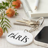 パリ – グラフィックアート キーホルダー (正面右)