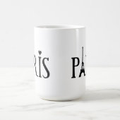 パリ – グラフィックアート コーヒーマグカップ (中央)