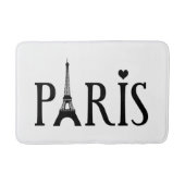 パリ – グラフィックアート バスマット (正面)