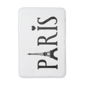 パリ – グラフィックアート バスマット (正面縦)