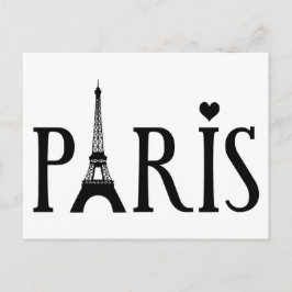 パリ – グラフィックアート ポストカード