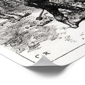 パリ・コミューン：イスジーのバリケード ポスター (角)