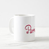 パリ コーヒーマグカップ (正面左)