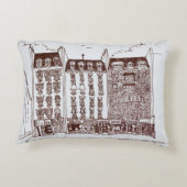 パリ·サン·ジェルマン·デ·プレス·リュ·デュ·ドラゴン アクセントクッション (裏面)