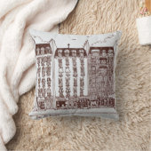 パリ·サン·ジェルマン·デ·プレス·リュ·デュ·ドラゴン クッション (ブランケット)