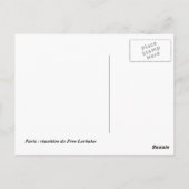 パリ – �シエコノミーre� du P re-Lachaise - ポストカード (裏面)