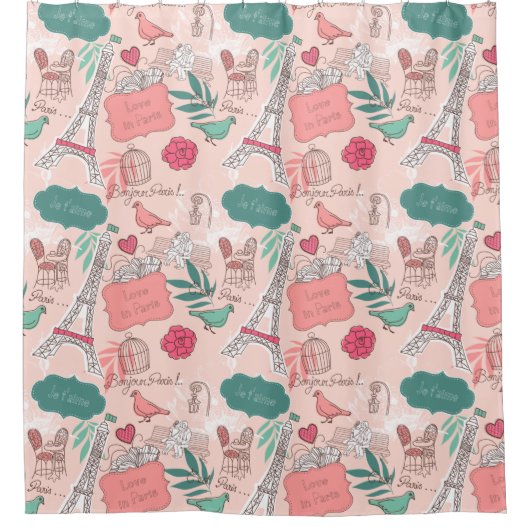 パリ シャワーカーテン (正面)