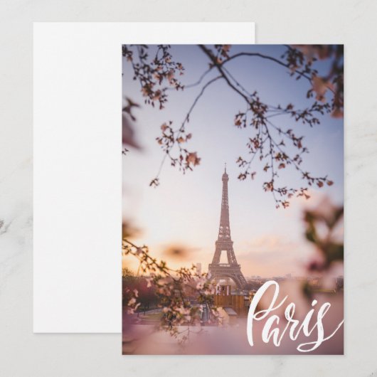 パリ シーズンカード (正面/裏面)