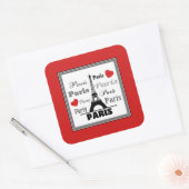 パリ スクエアシール (封筒)