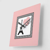 パリ スクエア壁時計 (傾斜)