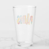 パリ(タイポグラフィ) タンブラーグラス (裏面)