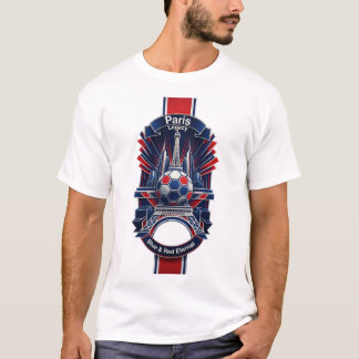 パリ・タワー・レガシー、、サッカーシティの誇りギフト Tシャツ